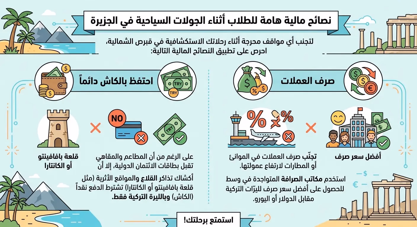 نصائح مالية هامة للطلاب أثناء الجولات السياحية في الجزيرة